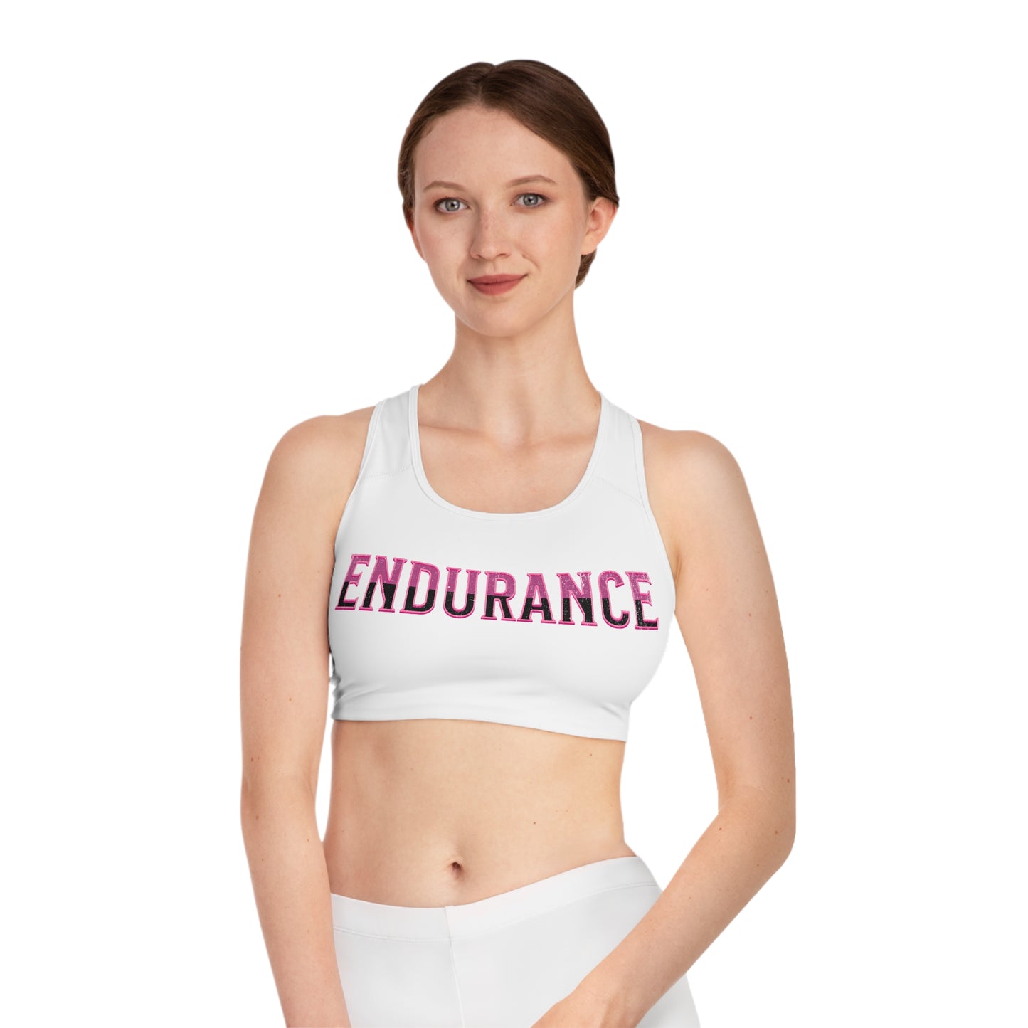 Endurance White Sports Bra