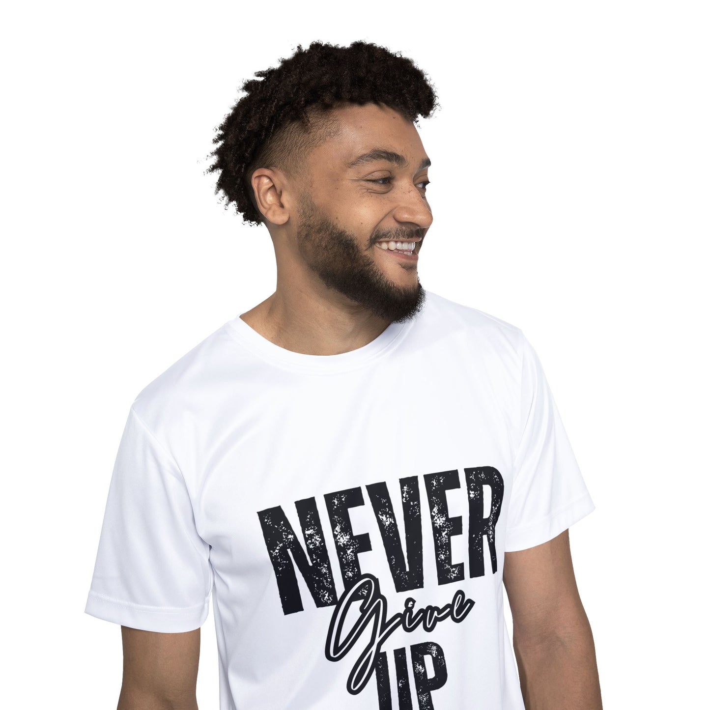 "Never Give Up" - Men's Sports Jersey