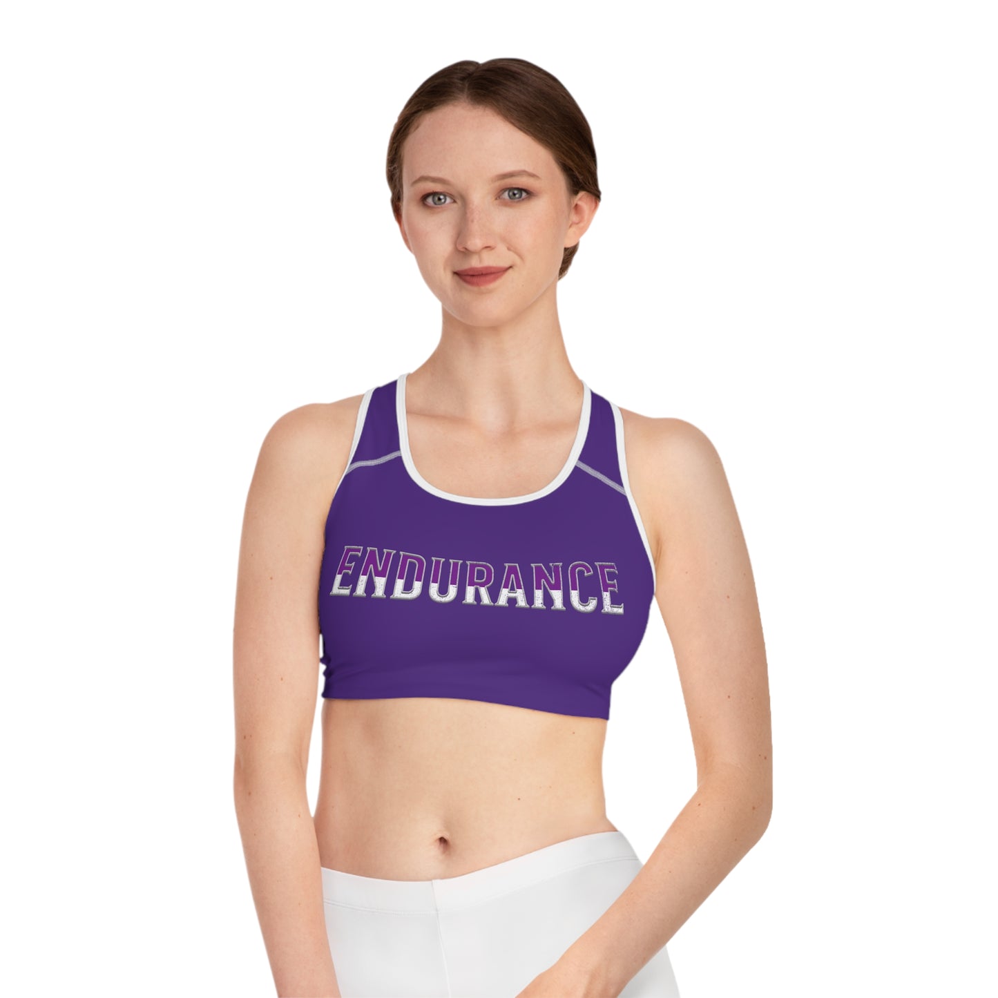 Endurance Purple Sports Bra