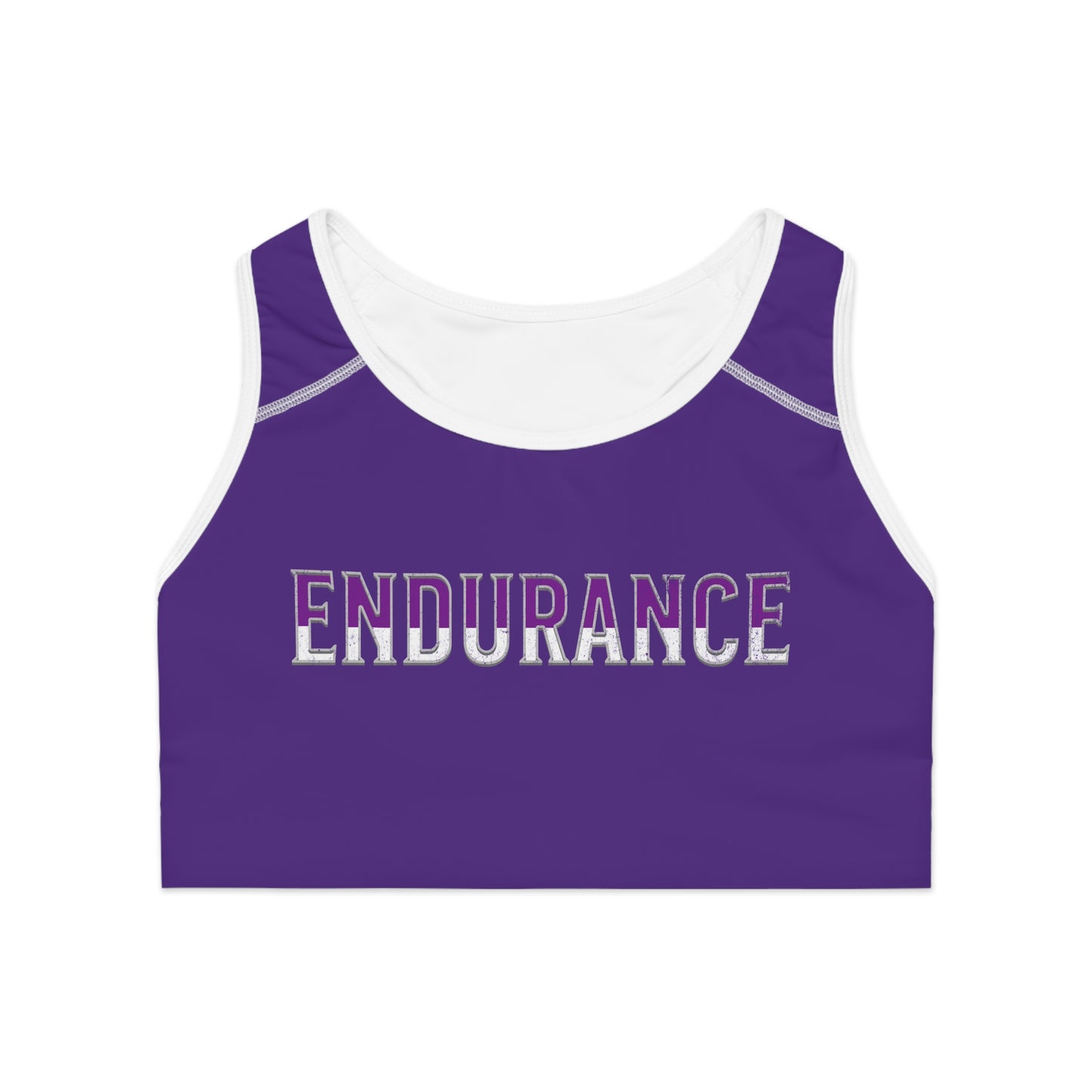 Endurance Purple Sports Bra