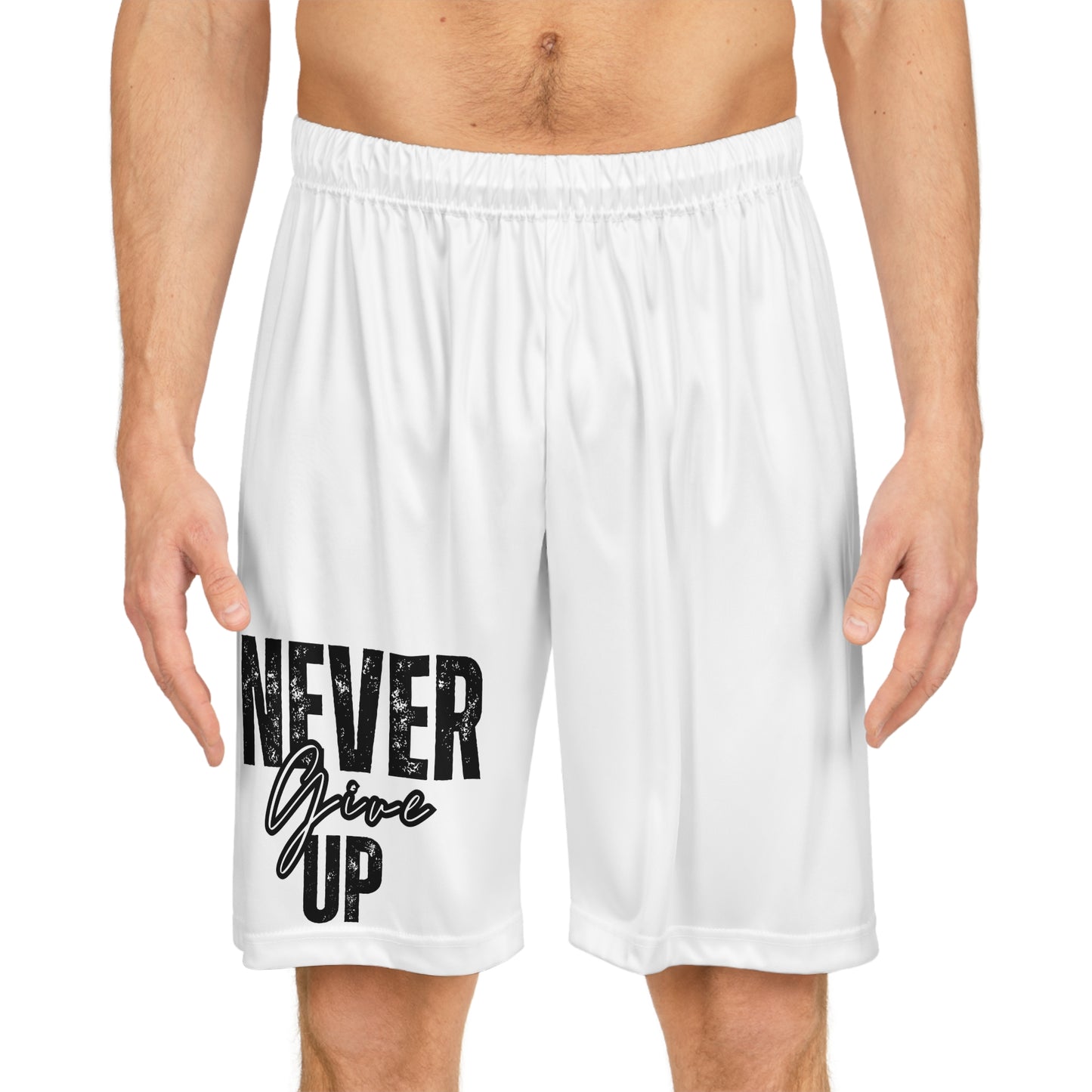 "Never Give up" - Workout Shorts