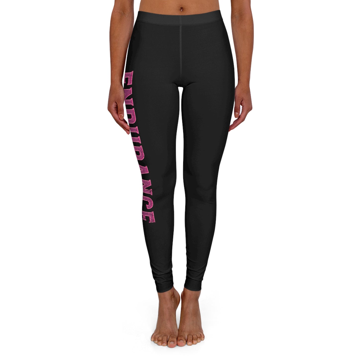 Endurance Pink/Black Spandex Leggings