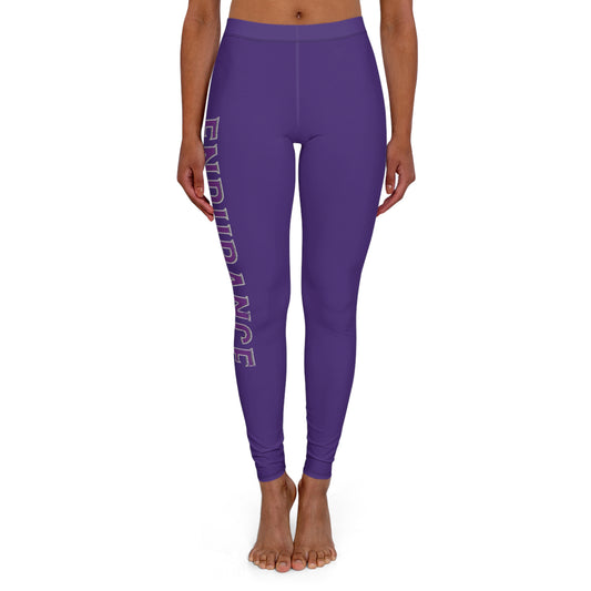 Endurance Purple Spandex Leggings