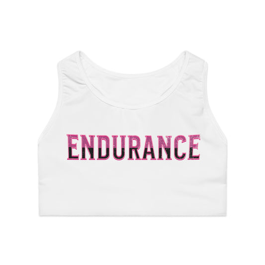 Endurance White Sports Bra