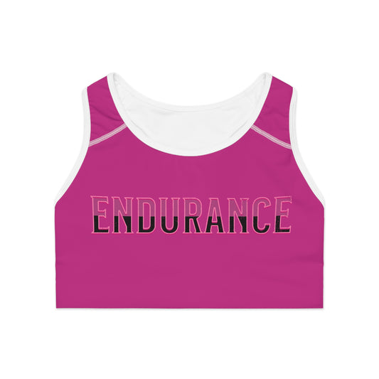 Endurance Pink Sports Bra