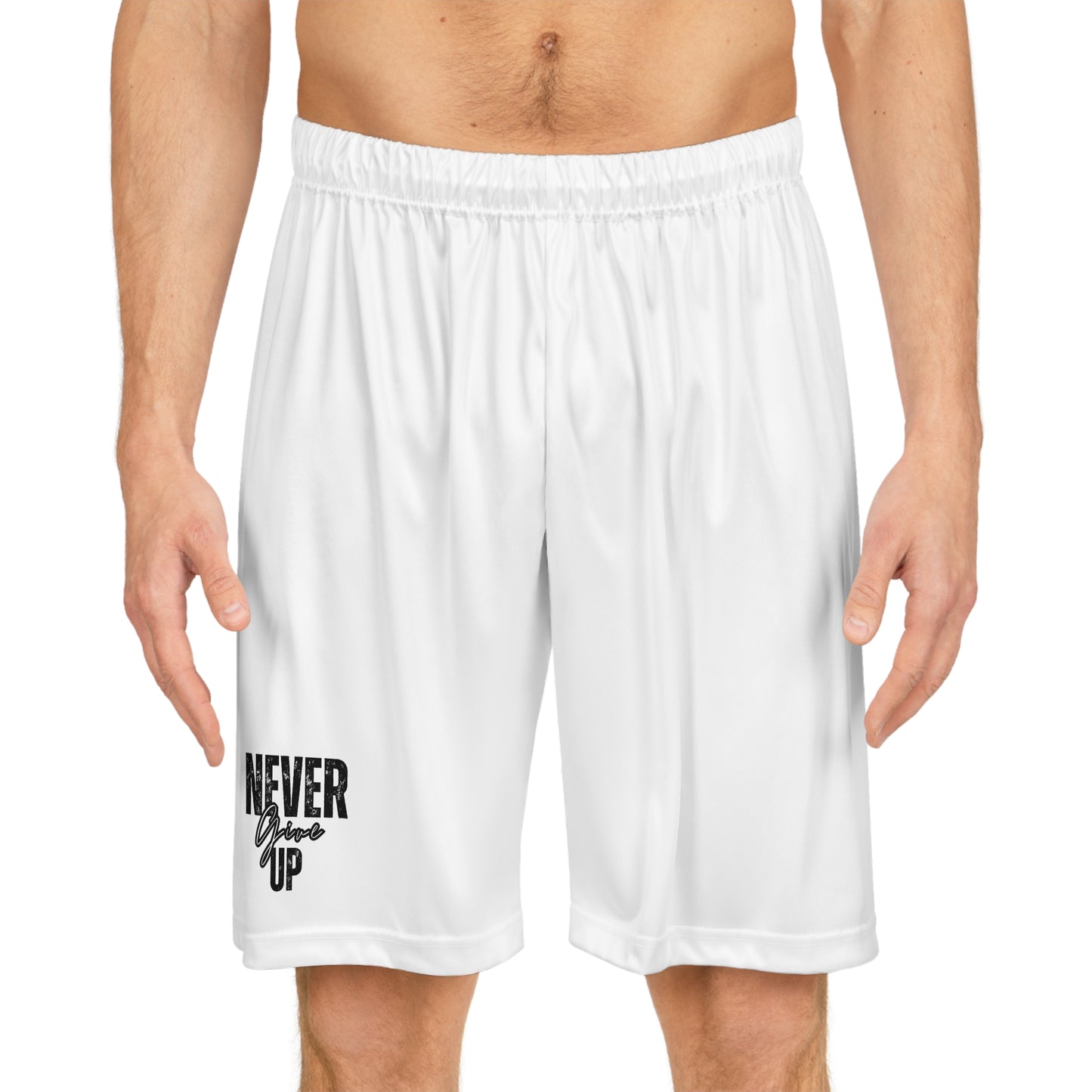 "Never Give up" - Workout Shorts