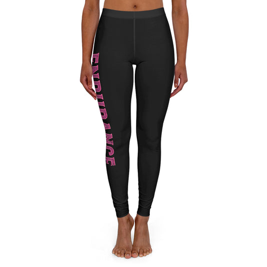 Endurance Pink/Black Spandex Leggings
