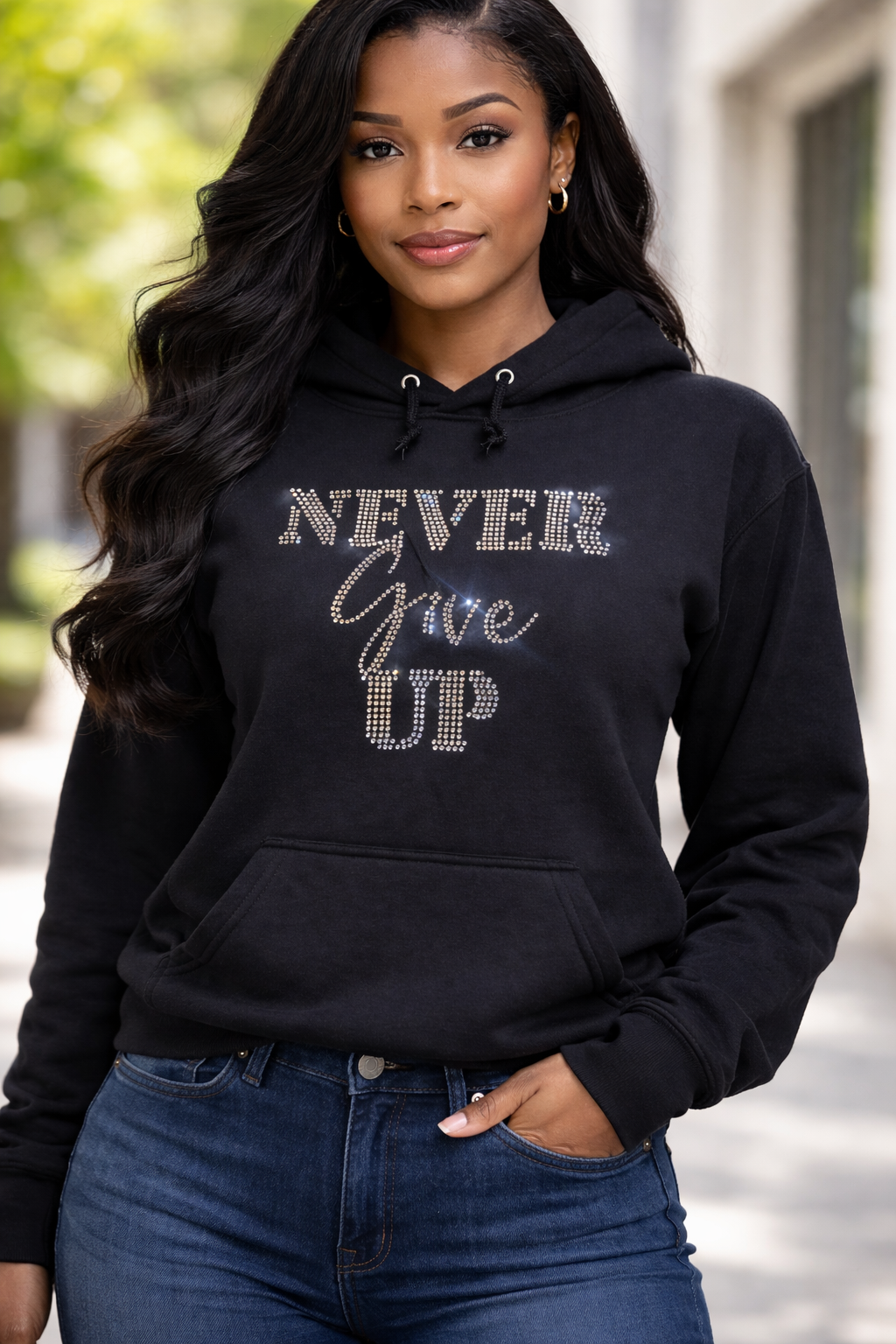 Never Give Up - Hoodie