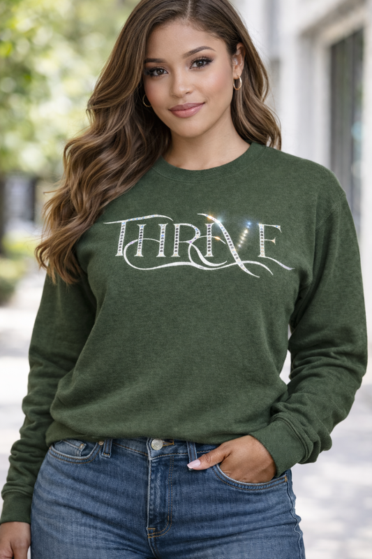 Thrive - Green Sweatshirt