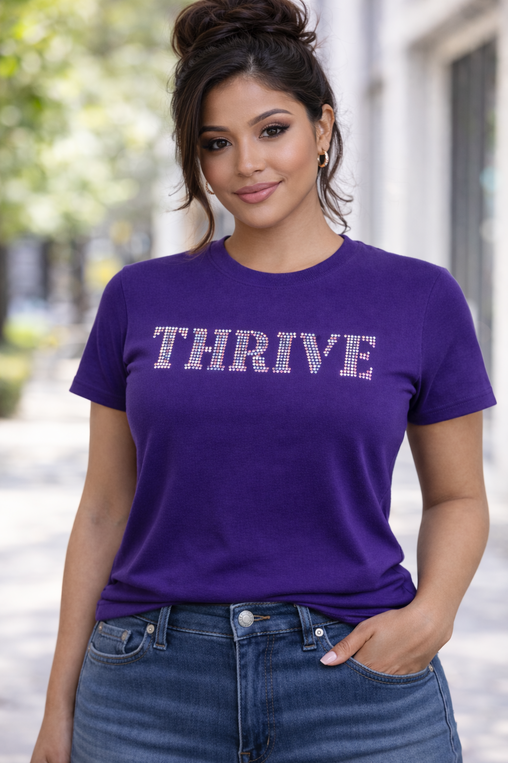 Thrive - Purple shirt